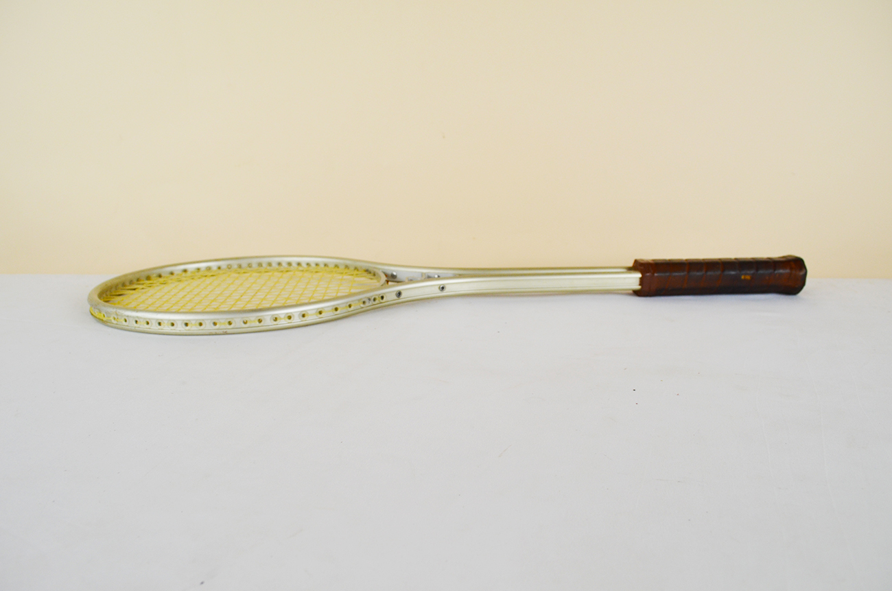 Antico Racchetta da Tennis SPALDING brevetto 4665 Clevedon modello C1904 Adorabile COND 